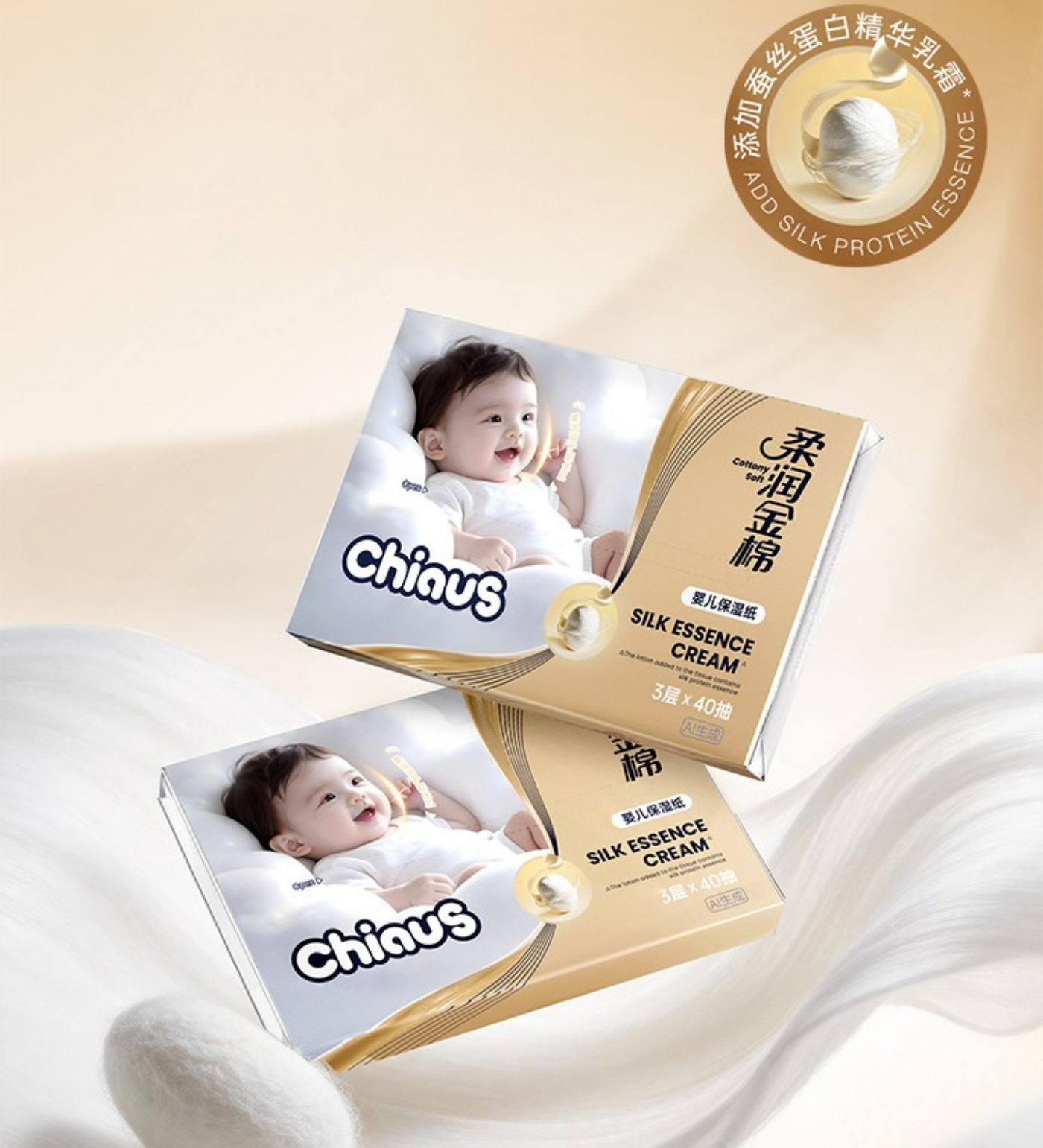 Baby lotion tissue-add silk protein essence Baba lotion-weefsel-voeg syproteïen-essens by