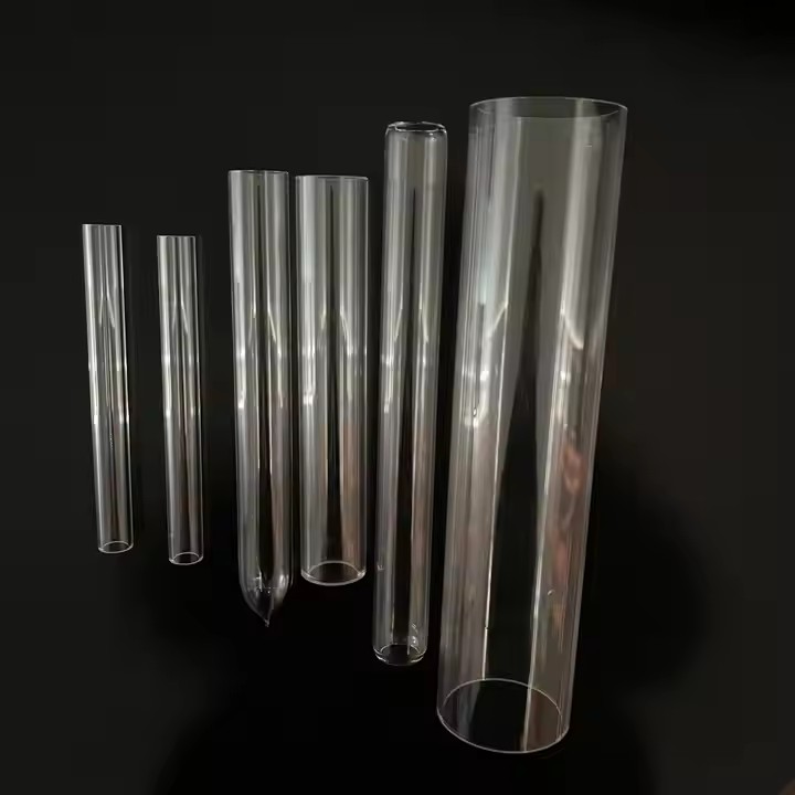 High temperature resistant large-diameter thick wall heating furnace quartz sleeve Hochtemperaturbeständige, dickwandige Heizofen-Quarzhülse mit großem Durchmesser