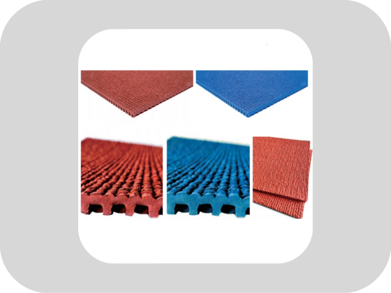 Full color EPDM prefabricated rubber track المسار المطاطي الجاهز EPDM بالألوان الكاملة