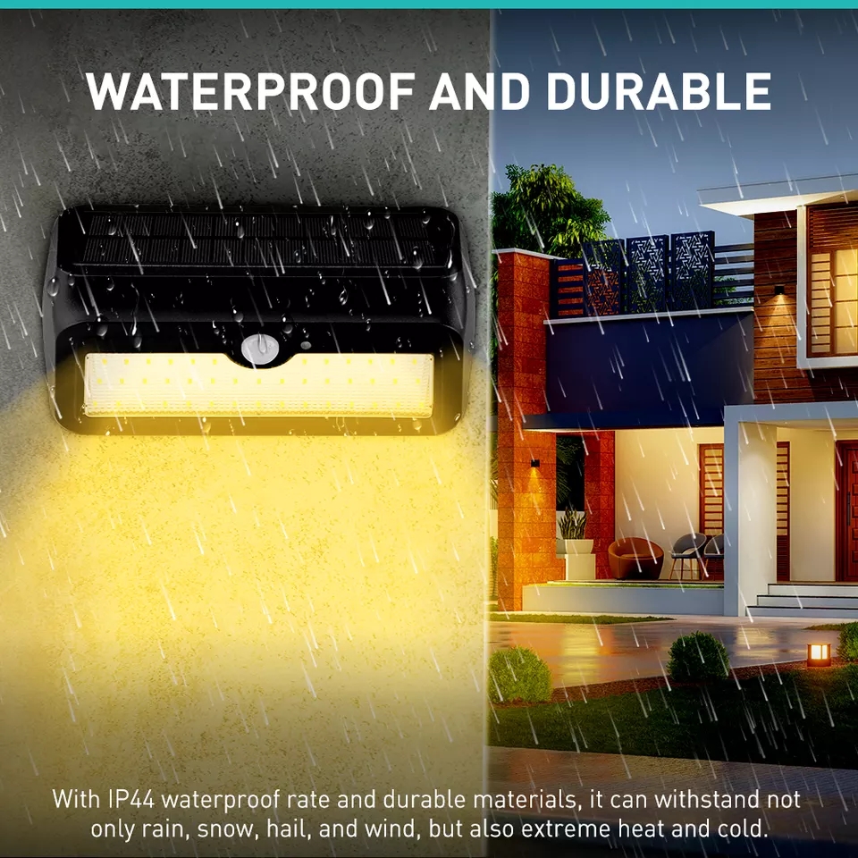 SL1804 solar wall light Oteshen black wireless motion sensor outdoor solar lamp Solární nástěnné svítidlo SL1804 Oteshen černá venkovní solární lampa s bezdrátovým pohybovým senzorem