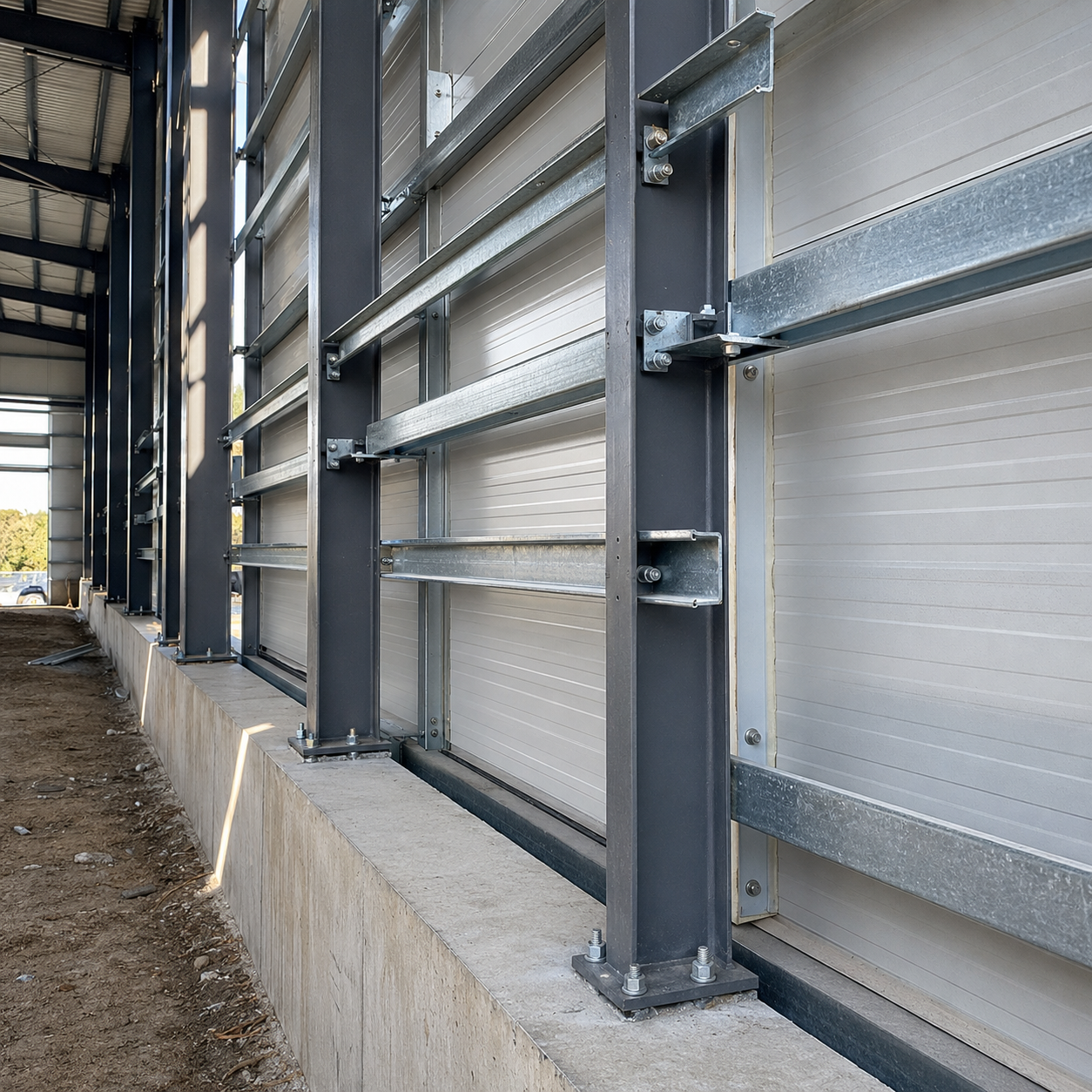 Steel Building Wall System (6) نظام جدار البناء الصلب (6)