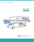 (MS-M310) Two Cranks Medical Bed ICU Bed Manual Hospital Bed
