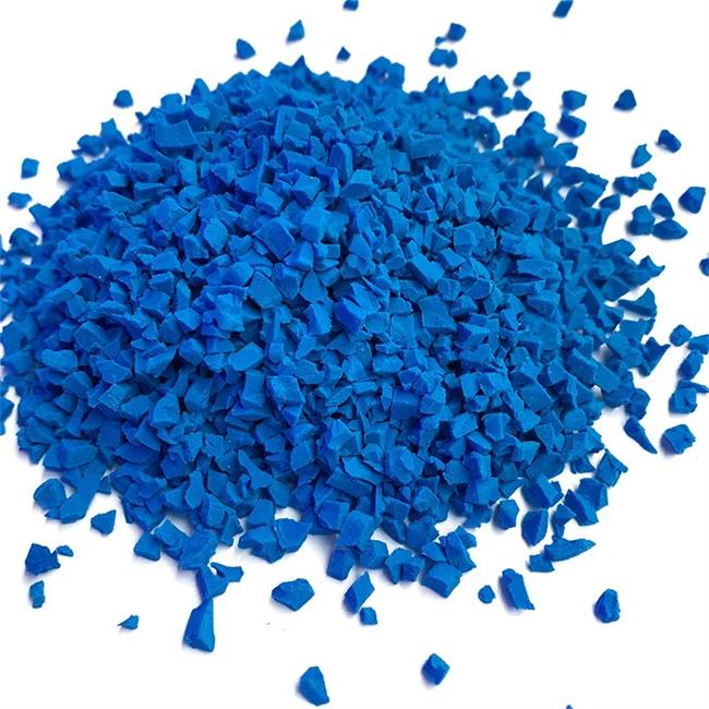 Blue EPDM granules Blaues EPDM-Granulat