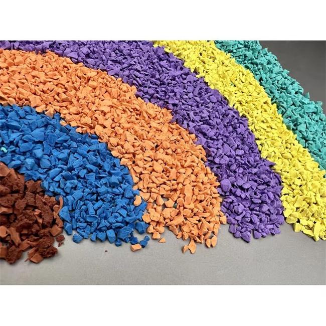 EPDM colored granules for outdoor sports granules EPDM-Farbgranulat für Outdoor-Sportgranulate