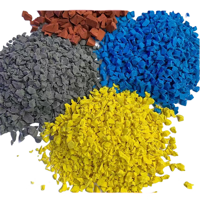 Blue EPDM granules Blaues EPDM-Granulat