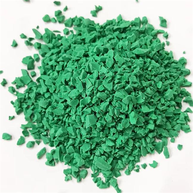 Green EPDM granules Granulés EPDM verts
