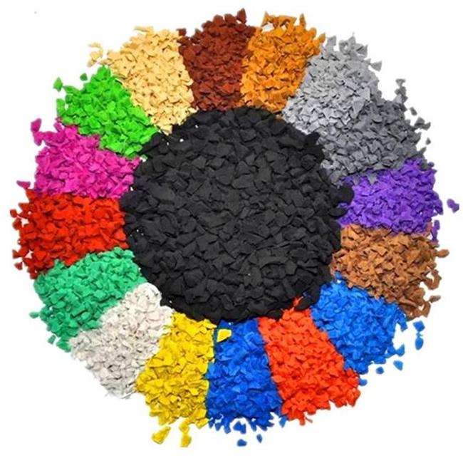 Sulfur free EPDM rubber granule Schwefelfreies EPDM-Gummigranulat