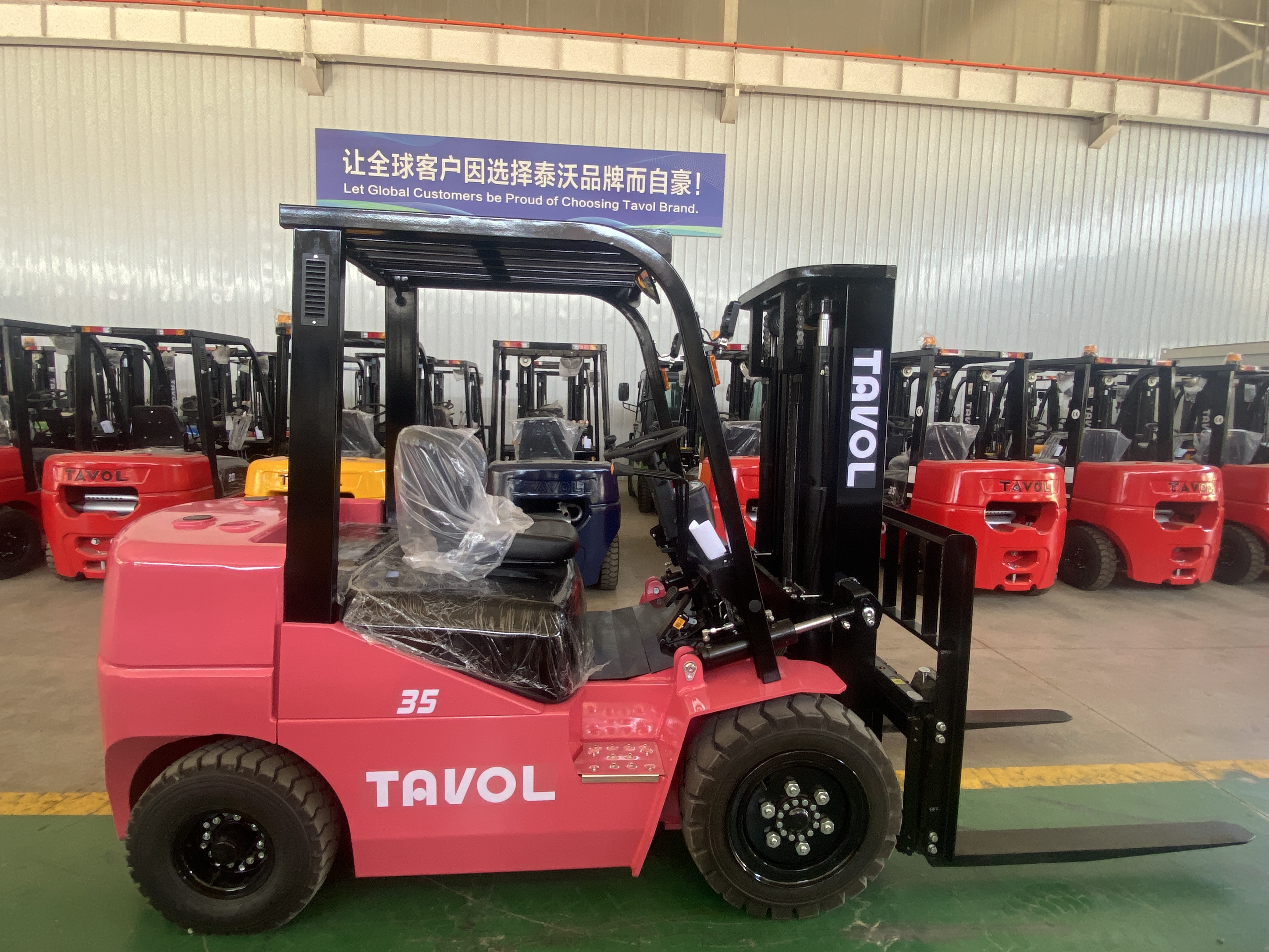 Electric Forklift Material Handling Empilhadeira elétrica para corredores estreitos