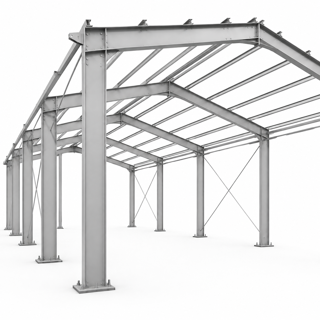 Portal Frame Structure (4) Portalrahmenstruktur (4)