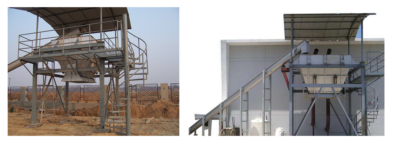 スラッジホッパーの取り付け