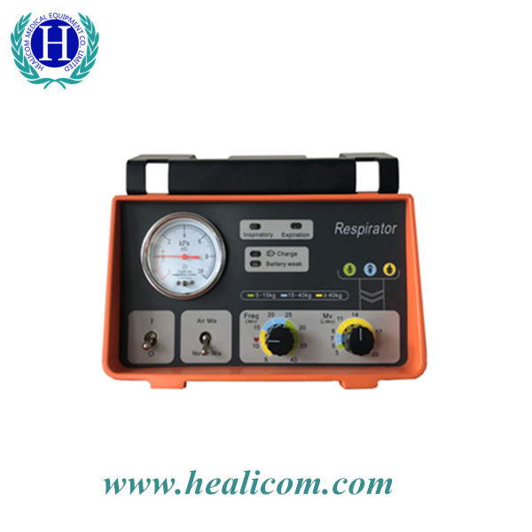 Ventilador de transporte de emergência médica HV-10 Plus