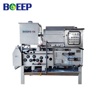 Continuous Belt Press Dewatering Machine for Anaerobic Digested Sludge Waste