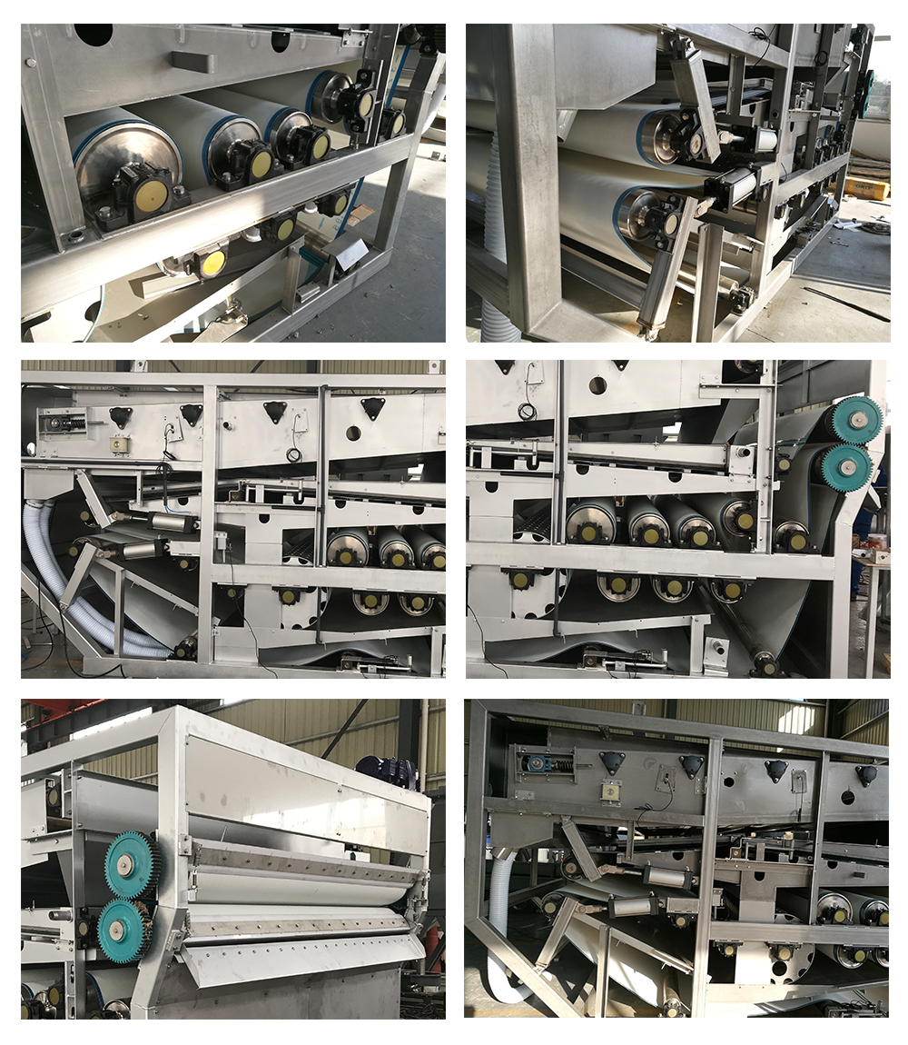 高デューティ型ベルトフィルタスラッジ脱水装置の製品詳細