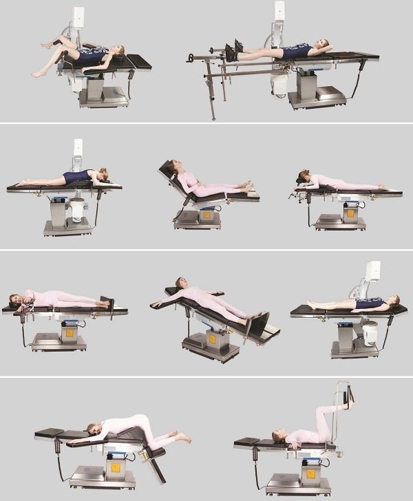 Операционная операционная хирургическая электрическая операционная таблица операции (HDS-99E-1)