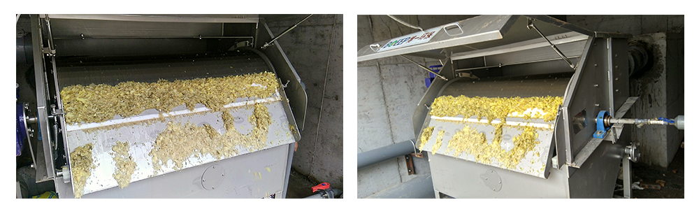 外部供給ロータリードラムフィルターの作動原理