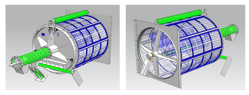 ロータリードラムスクリーンの技術的パラメータ