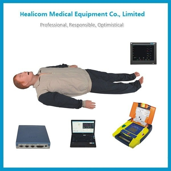 Manequim de treinamento médico de habilidades de emergência (H-ACLS8000C)