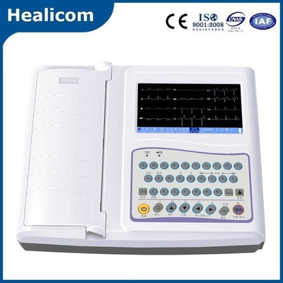 جهاز تخطيط كهربية القلب (ECG) ذو 12 قناة طبية محمول HE-12A