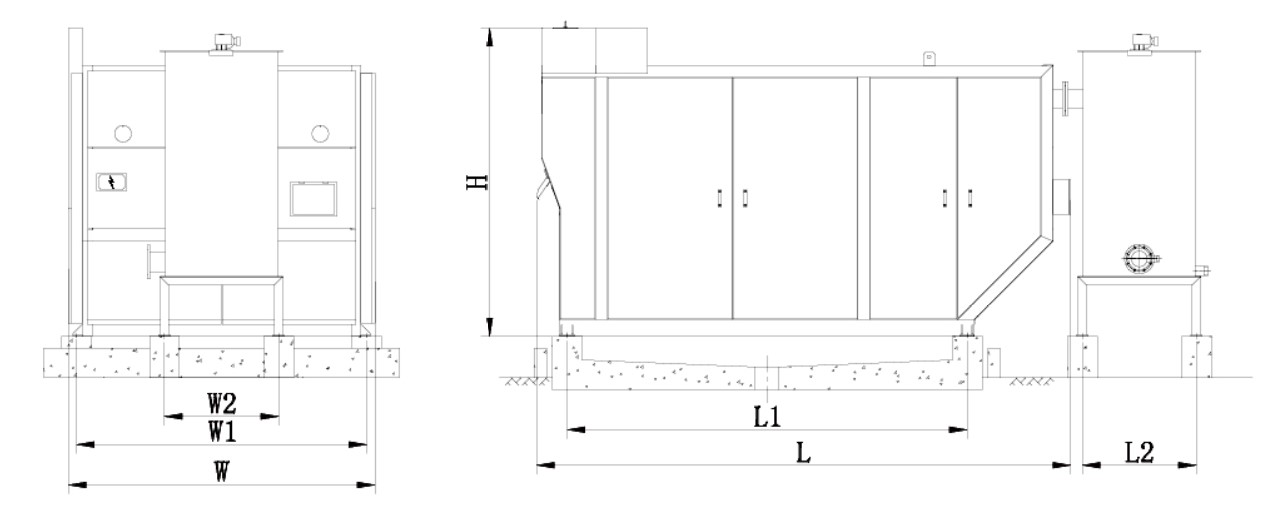 高デューティ型ベルトフィルタスラッジ脱水装置の仕様