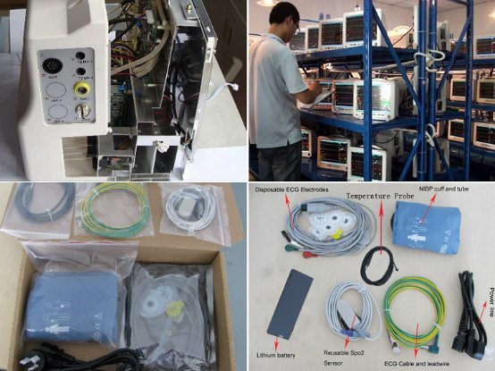 HP-810 Medizintisch-Top-Oximeter mit NIBP