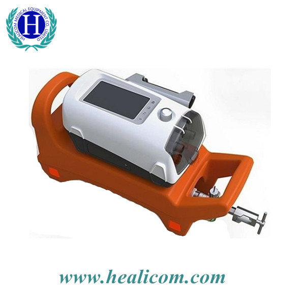 Máquina portátil de ventilação de transporte Hv-100F para uso médico, ambulância e equipamento cirúrgico