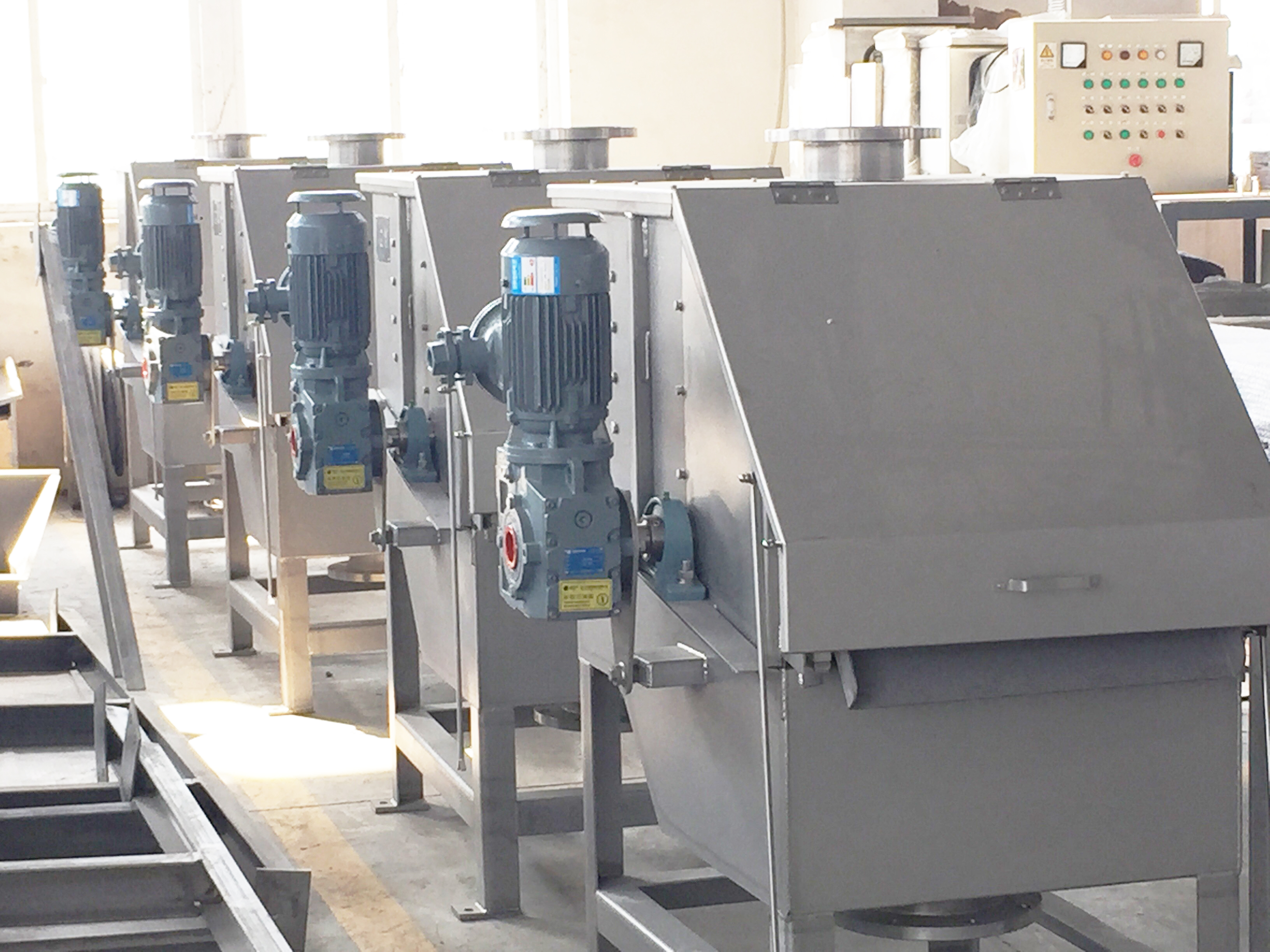 外部供給ロータリードラムフィルターの導入