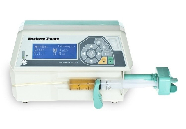 Pompe à seringue électrique médicale portable