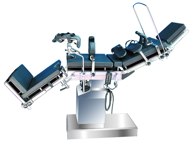 Tableau d'opération chirurgicale d'acier inoxydable électrique multifonctionnel de lit médical HDS-2000