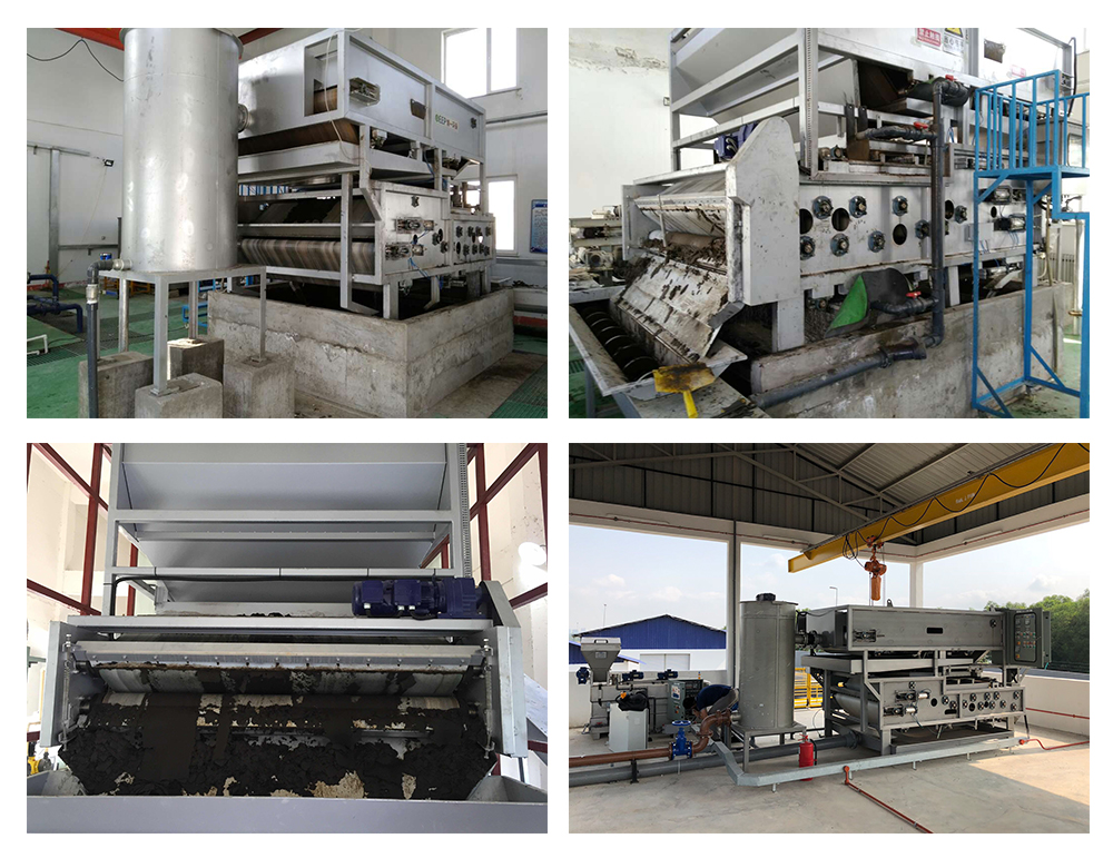 ベルトプ​​レススラッジデーシャッツのプロジェクトサイト