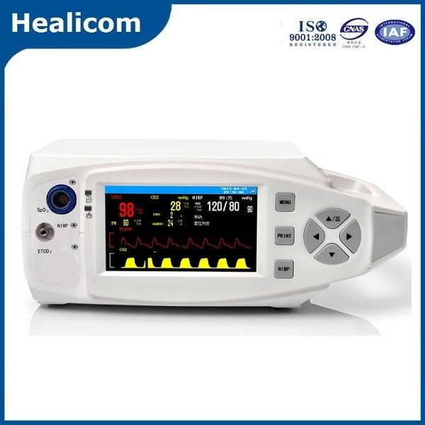Máy đo nồng độ ôxy trên bảng y tế được CE phê duyệt với NIBP