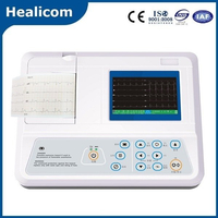 Macchina per elettrocardiogramma ECG a 3 canali con touch screen digitale portatile HE-03A