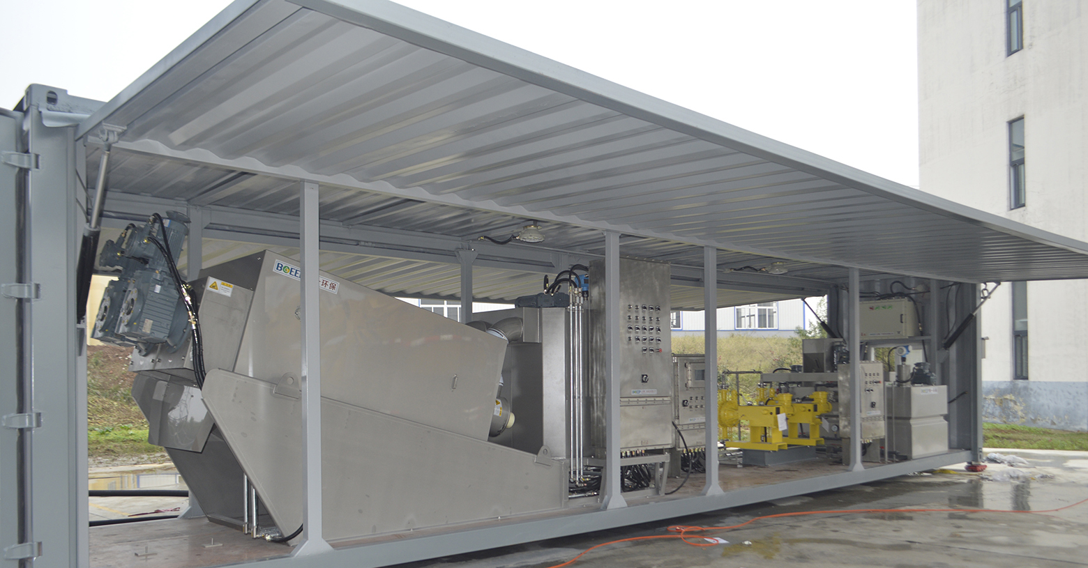 モバイル下水処理システムの適用