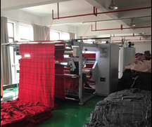 2200mm Width Shawl Automatic Cutting Machine with 4 Ultrasonic Cutters