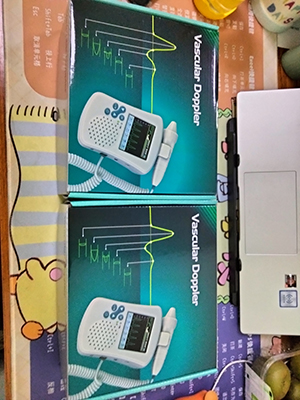 Doppler vascular Imatge real del part