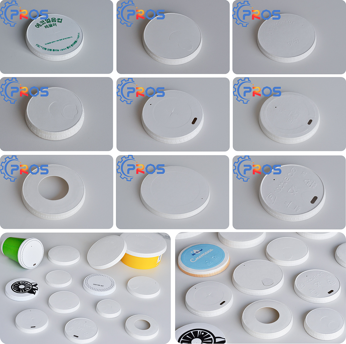 Tampas de papel