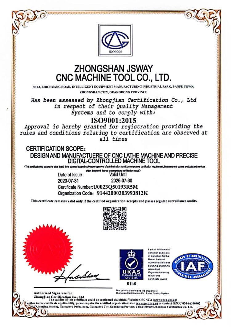 Chứng chỉ ISO9001-2015 20230731
