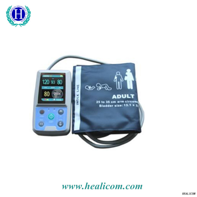 ABPM50 แบบพกพาใช้ในบ้านอัตโนมัติข้อมืออิเล็กทรอนิกส์ดิจิตอล sphygmomanometer นาฬิกา ambulatory เครื่องวัดความดันโลหิต