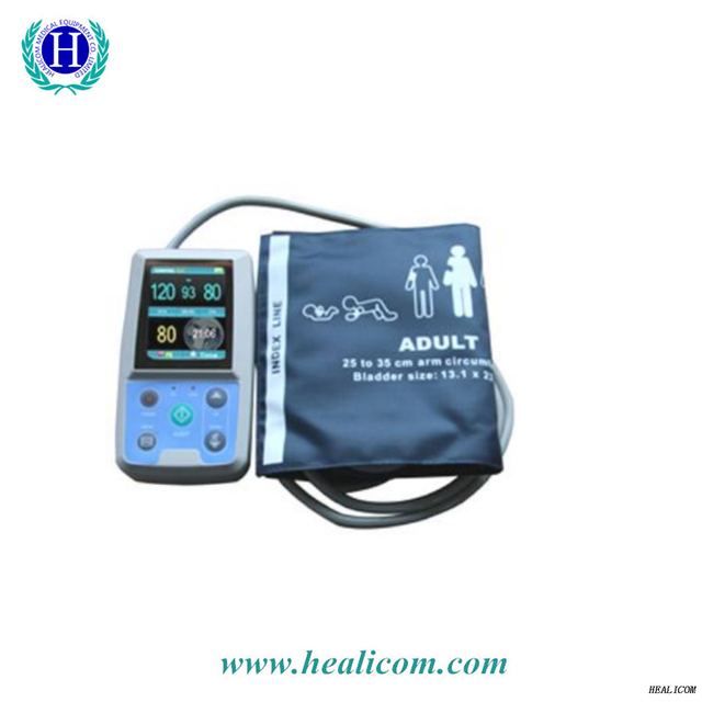 ABPM50 المحمولة المنزل استخدام التلقائي المعصم الإلكترونية الرقمية مقياس ضغط الدم ووتش مراقبة ضغط الدم المتنقلة