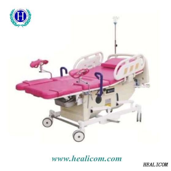 سعر جيد HDC-B المعطي وظيفة الكهربائية النسائية التوليد الجدول سرير التوليد للمستشفى