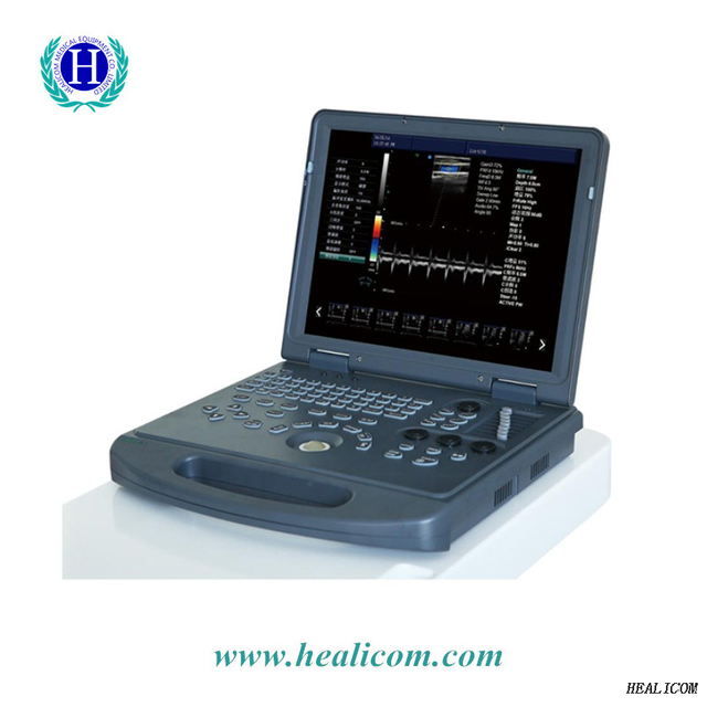 HUC-200 Medizinischer tragbarer digitaler Computer-Laptop-Farbdoppler 3D-Ultraschallscanner