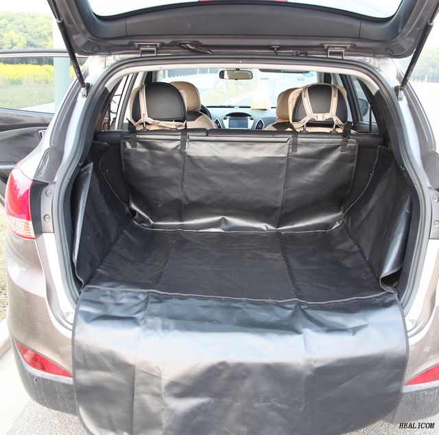 TPD0001 Capa impermeável para bagageiro para carro de estimação capa de rede para assento com abas laterais