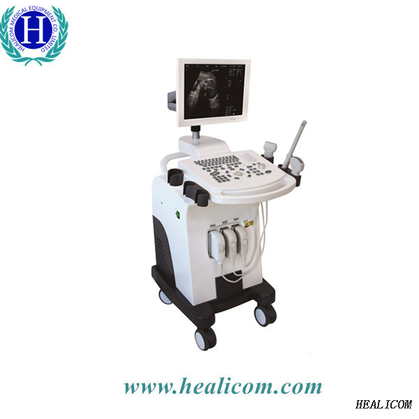 Hệ thống siêu âm y tế Máy quét siêu âm xe đẩy kỹ thuật số đầy đủ 15 inch HBW-11 PLUS