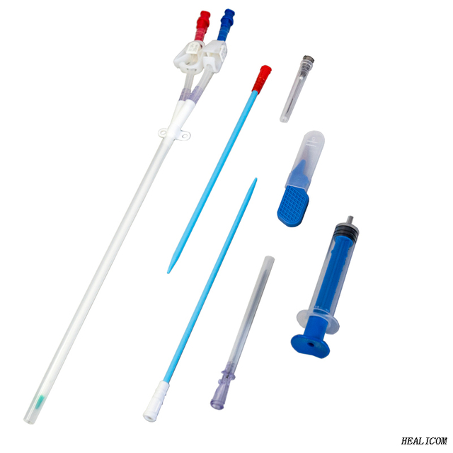 Kit de cathéter d'hémodialyse consommables médicaux jetables