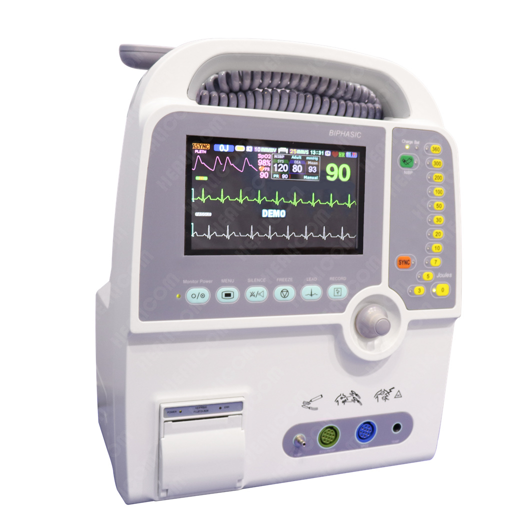 Monitor esterno del defibrillatore cardiaco di emergenza bifasico portatile HC-8000C