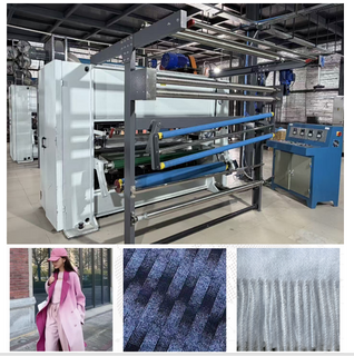 Poyester Fabric Needle Punching Machine running in India