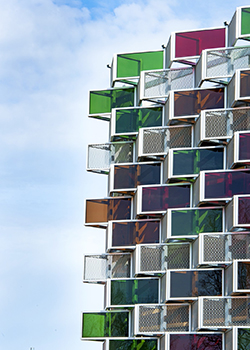 BIPV - Architecture de bâtiment en verre solaire - 1