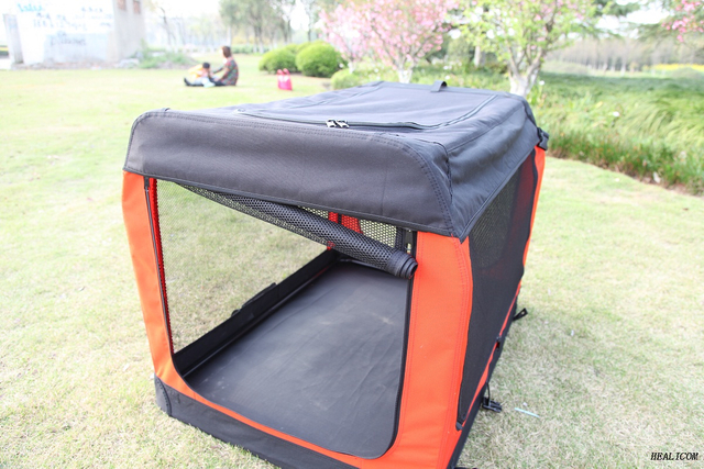 TPA0011 Lồng vật nuôi di động có thể gập lại Dây kéo lồng vật nuôi túi vận chuyển