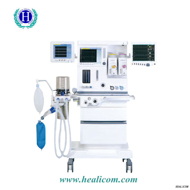 حار بيع Healicom HA-6100 بالإضافة إلى أنظمة آلة التخدير معدات تخدير المريض