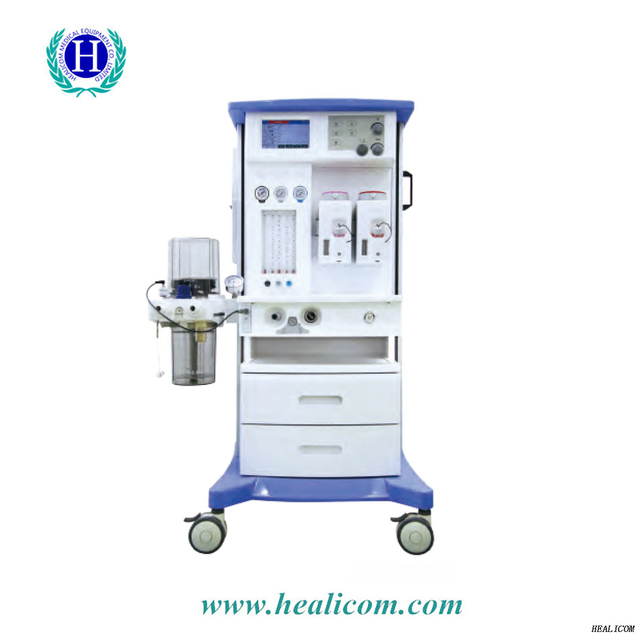 โรงพยาบาล Healicom Medical HA-6100C อุปกรณ์ดมยาสลบ ICU เครื่องดมยาสลบแบบพกพา