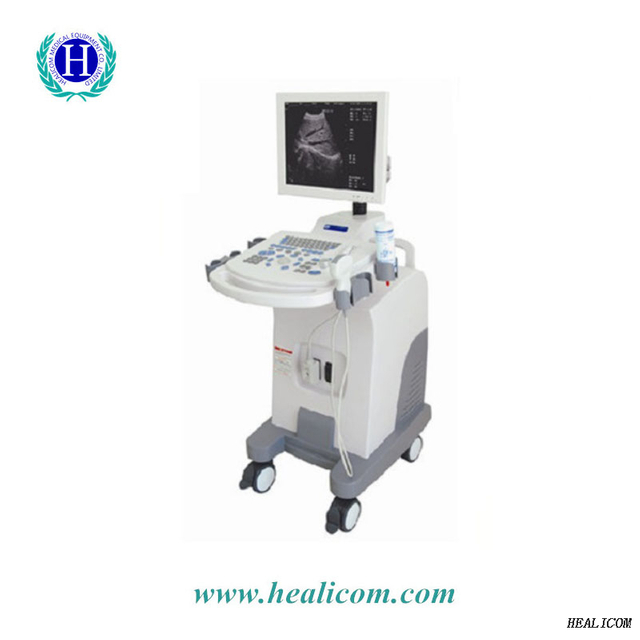 HBW-10 Plus Медицинское оборудование по конкурентоспособной цене Полностью цифровой портативный ультразвуковой сканер на тележке